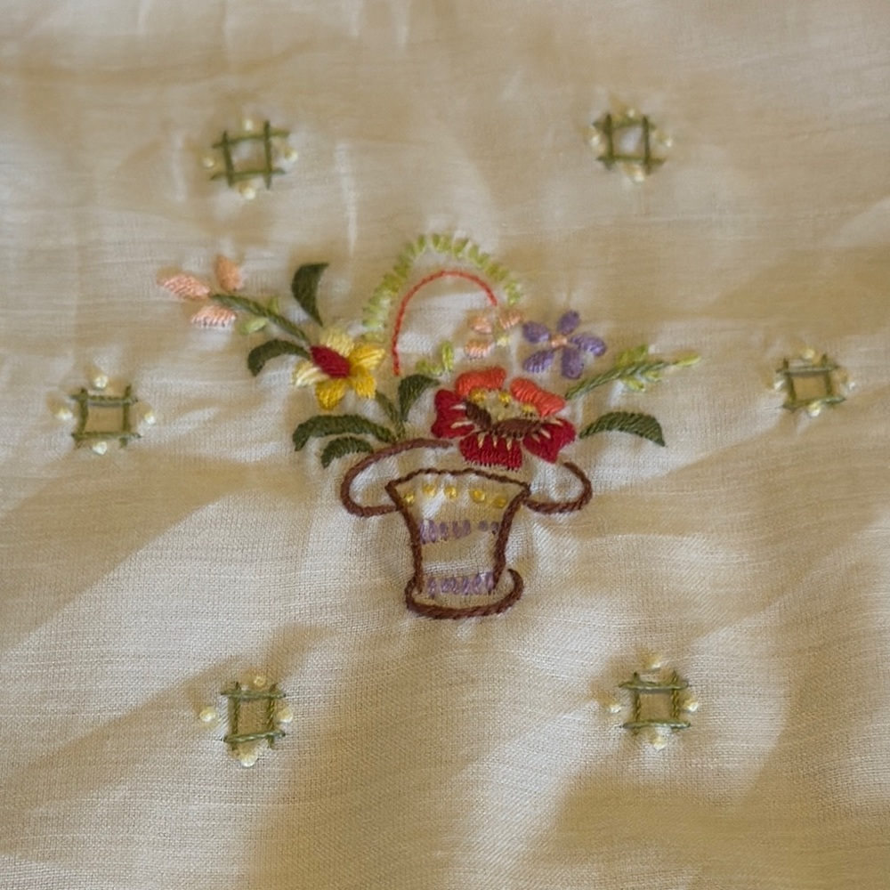 Vintage Lily Floral Embroidered Blouse - Picture 3 of 7